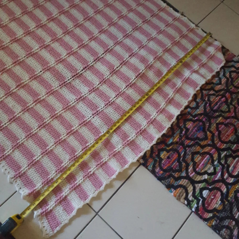 Hand crochet quilt